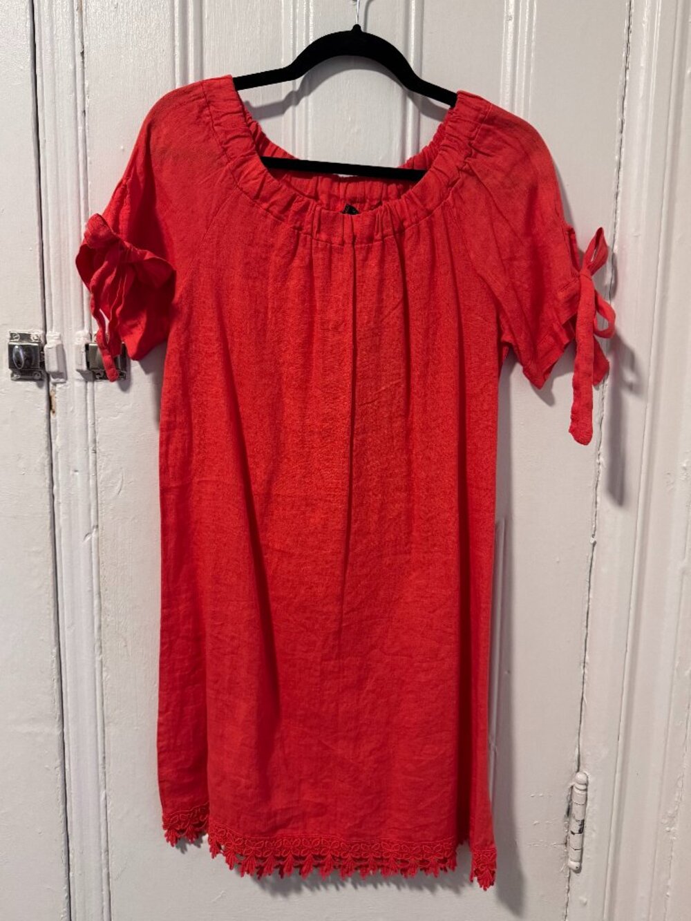 NWT Coral Linen Dress Size Small